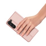 Samsung Galaxy S23 Slim Bookcase hoesje - Rose Goud