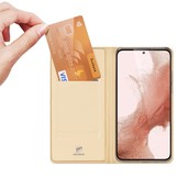 Samsung Galaxy S23 Slim Bookcase hoesje - Goud