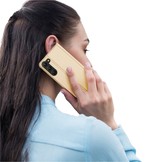 Samsung Galaxy S23 Slim Bookcase hoesje - Goud