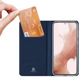 Samsung Galaxy S23 Slim Bookcase hoesje - Donkerblauw