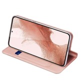 Samsung Galaxy S23 Plus Slim Bookcase hoesje - Rose Goud