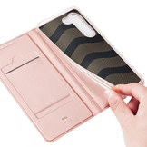 Samsung Galaxy S23 Plus Slim Bookcase hoesje - Rose Goud
