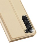 Samsung Galaxy S23 Plus Slim Bookcase hoesje - Goud