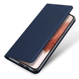 Samsung Galaxy S23 Plus Slim Bookcase hoesje - Donkerblauw