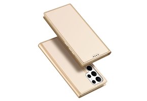 Dux Ducis - Samsung Galaxy S23 Ultra - Slim bookcase hoesje - Goud