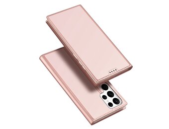 Dux Ducis - Samsung Galaxy S23 Ultra - Slim bookcase hoesje - Rose Goud