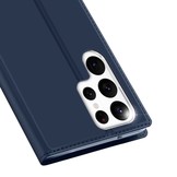Samsung Galaxy S23 Ultra Slim Bookcase hoesje - Donkerblauw