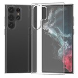 Samsung Galaxy S23 Ultra TPU Backcover hoes - Transparant