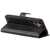 Samsung Galaxy S23 Ultra cover bookcase hoes - Zwart