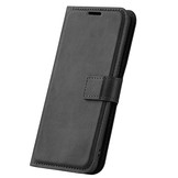 Samsung Galaxy S23 Ultra cover bookcase hoes - Zwart