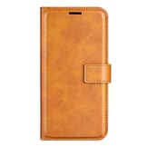 Samsung Galaxy S23 Ultra cover bookcase hoes - Cognac