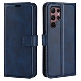 Samsung Galaxy S23 Ultra cover bookcase hoes - Blauw