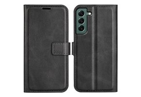 Lunso - Samsung Galaxy S23 Plus - cover bookcase hoes - Zwart