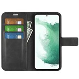 Samsung Galaxy S23 Plus cover bookcase hoes - Zwart