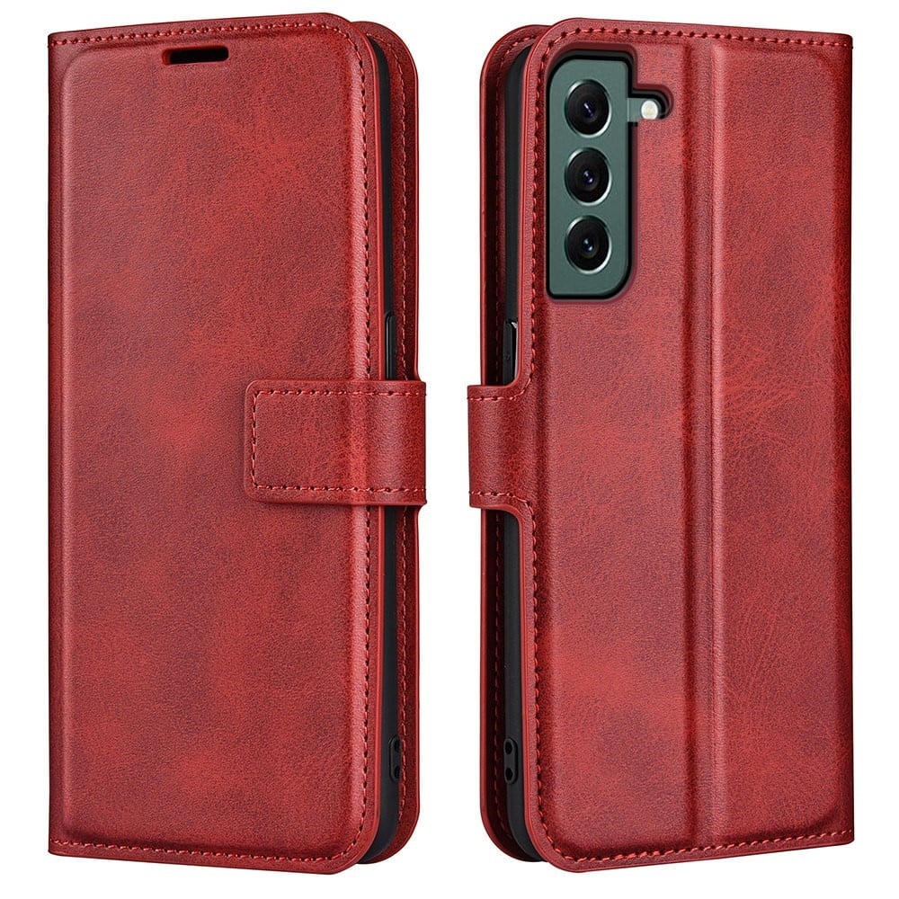 Lunso - Samsung Galaxy S23 Plus - cover bookcase hoes - Rood