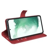 Samsung Galaxy S23 Plus cover bookcase hoes - Rood