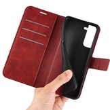 Samsung Galaxy S23 Plus cover bookcase hoes - Rood