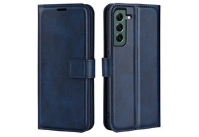 Lunso - Samsung Galaxy S23 Plus - cover bookcase hoes - Blauw