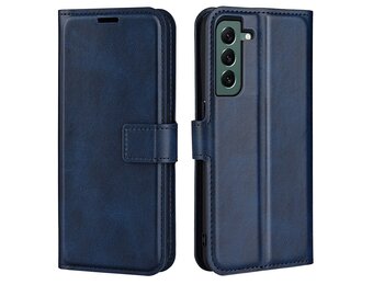 Lunso - Samsung Galaxy S23 Plus - cover bookcase hoes - Blauw