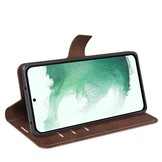 Samsung Galaxy S23 Plus cover bookcase hoes - Coffee