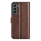 Samsung Galaxy S23 Plus cover bookcase hoes - Coffee