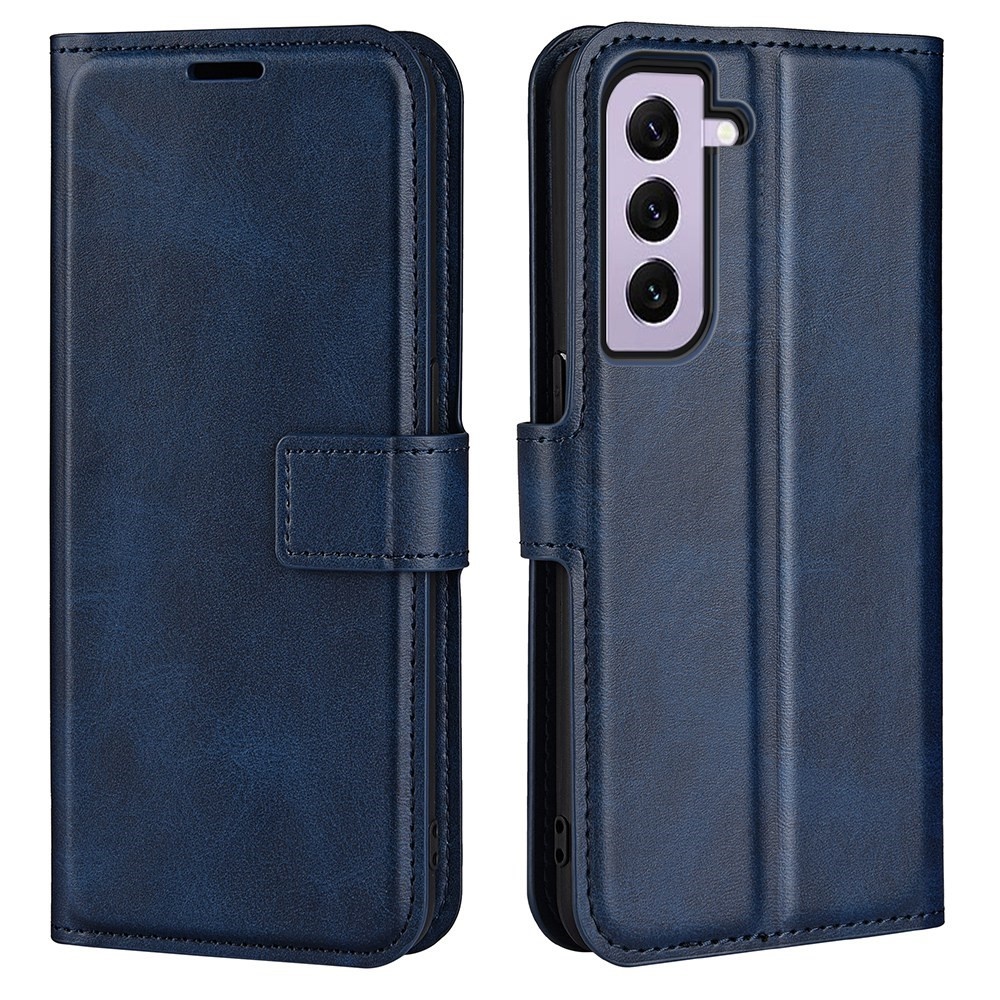 Lunso - Samsung Galaxy S23 - cover bookcase hoes - Blauw