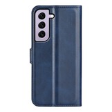 Samsung Galaxy S23 cover bookcase hoes - Blauw