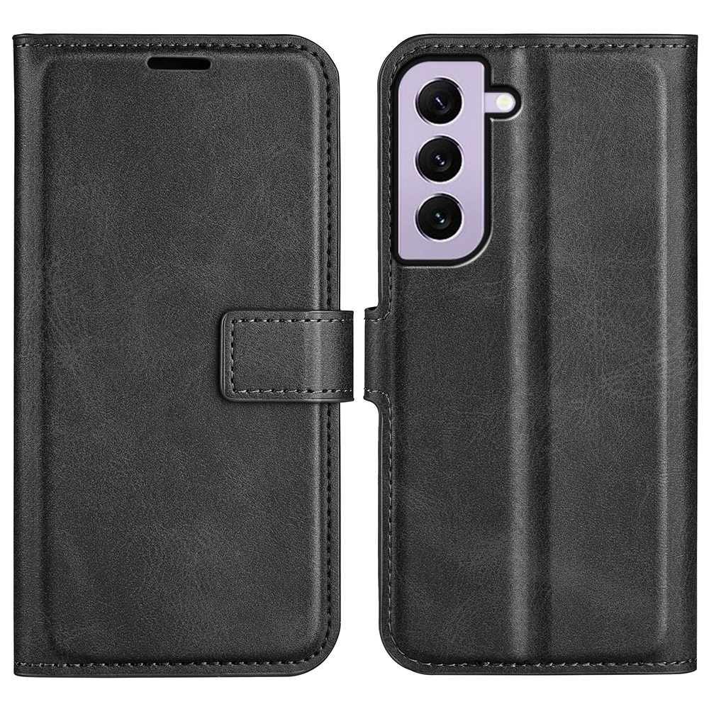 Lunso - Samsung Galaxy S23 - cover bookcase hoes - Zwart