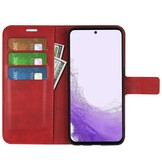 Samsung Galaxy S23 cover bookcase hoes - Rood