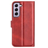 Samsung Galaxy S23 cover bookcase hoes - Rood