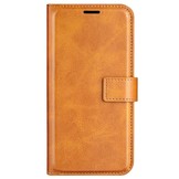 Samsung Galaxy S23 cover bookcase hoes - Cognac