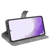 Samsung Galaxy S23 cover bookcase hoes - Grijs