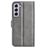 Samsung Galaxy S23 cover bookcase hoes - Grijs