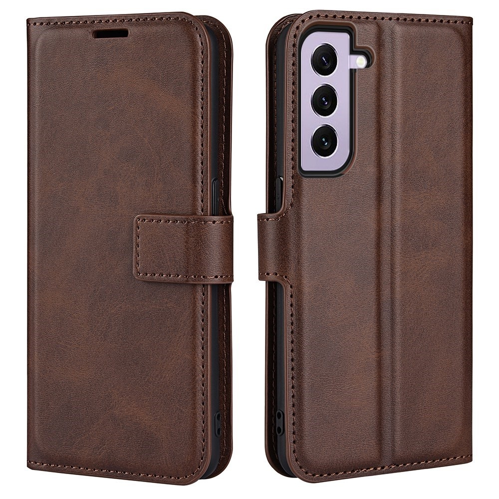 Samsung Galaxy S23 cover bookcase hoes - Coffee