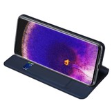 Oppo Find X5 Slim Bookcase hoesje - Donkerblauw