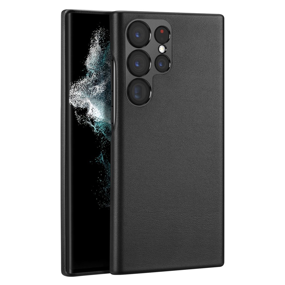 Samsung Galaxy S23 Ultra Grid Serie Back cover hoes - Zwart