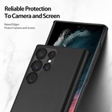 Samsung Galaxy S23 Ultra Grid Serie Back cover hoes - Zwart