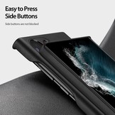 Samsung Galaxy S23 Ultra Grid Serie Back cover hoes - Zwart