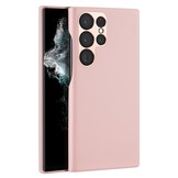 Samsung Galaxy S23 Ultra Grid Serie Back cover hoes - Lichtroze