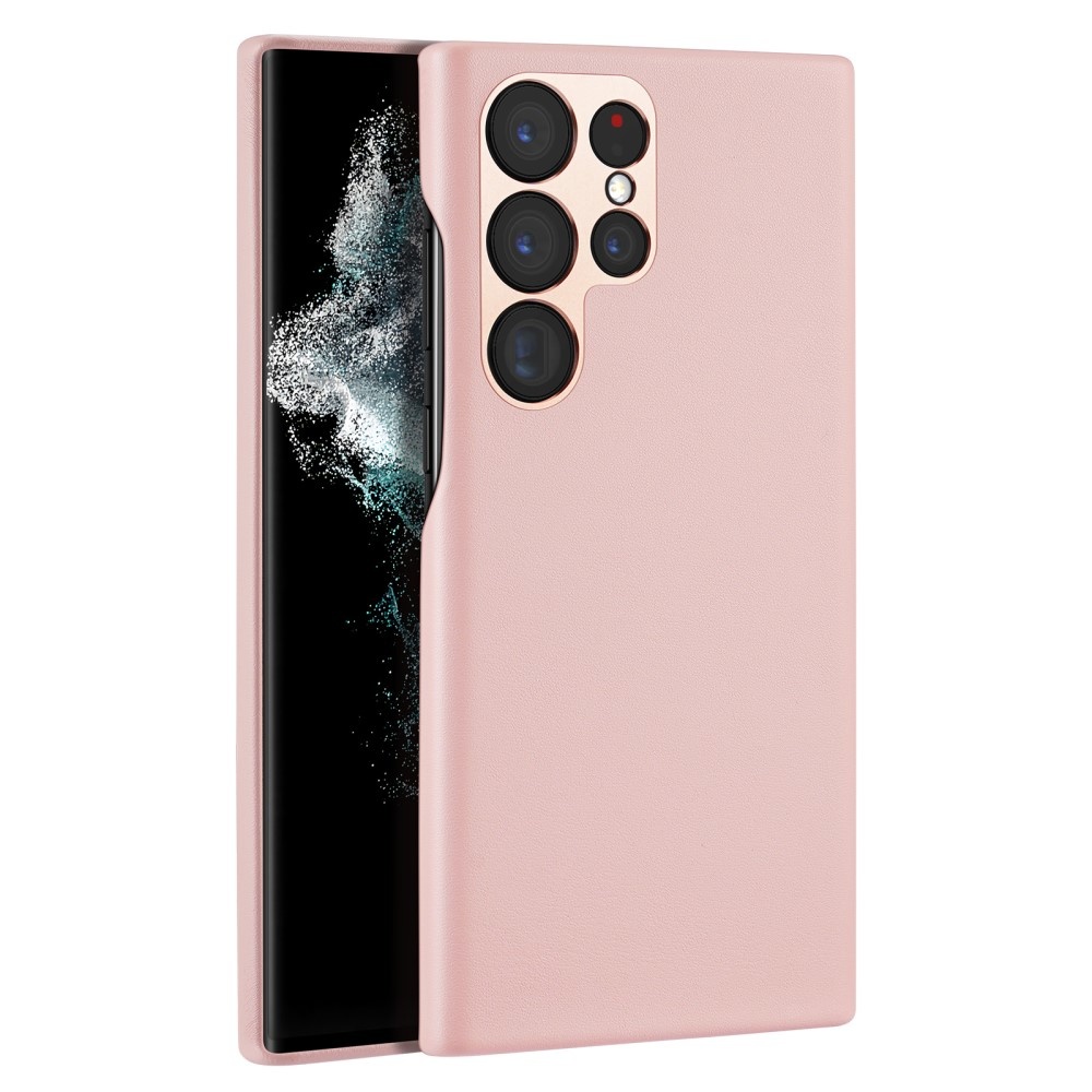 Samsung Galaxy S23 Ultra Grid Serie Back cover hoes - Lichtroze