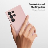 Samsung Galaxy S23 Ultra Grid Serie Back cover hoes - Lichtroze