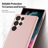 Samsung Galaxy S23 Ultra Grid Serie Back cover hoes - Lichtroze