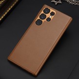 Samsung Galaxy S23 Ultra Grid Serie Back cover hoes - Bruin