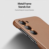 Samsung Galaxy S23 Grid Serie Back cover hoes - Bruin