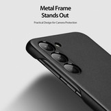 Samsung Galaxy S23 Plus Grid Serie Back cover hoes - Zwart