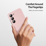 Samsung Galaxy S23 Plus Grid Serie Back cover hoes - Lichtroze