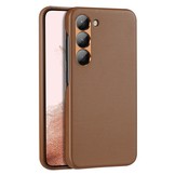 Samsung Galaxy S23 Plus Grid Serie Back cover hoes - Bruin