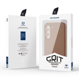 Samsung Galaxy S23 Plus Grid Serie Back cover hoes - Bruin