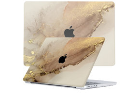 Lunso MacBook Pro 14 inch  (2021-2024) case hoes - Sweet Caramel