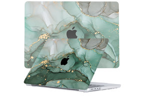 Lunso MacBook Pro 14 inch (2021-2024) cover hoes - case - Green Maeve